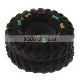 Free Shipping Animal Sounds Tire Shape Pet Dog Toy Puppy Cat Chews Squeaky Rubber Toys Squeaking 8*4cm Tire Pet Toys thumbnail-4