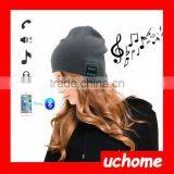 UCHOME Fashion Unisex Crochet Music Hats Wireless Headphone Bluetooth Beanie Hats for Sale