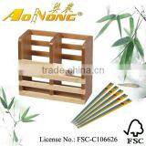 Bamboo Stationery Rack thumbnail-1