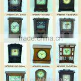 Hot Sale Home Decor Antique Decorative Desk Table Metal Clock Wooden Clock thumbnail-6
