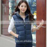 Hot Winter New Down Cotton Vest Casual Slim Jacket Coat Waistcoat for Men and Women thumbnail-5