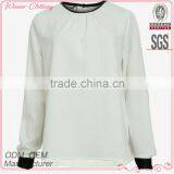 Hottest Designed High Quality Best Price Office Uniform Designs for Women Blouses thumbnail-1