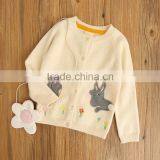 Fine-knit Kids Cardigan Sweater in 100%cotton Bunny Pattern thumbnail-3