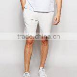 High Quality New Design Custom Raw Hem Drawstring Waist Poly Cotton Breathable Black Men's Sweat Summer Gym Wear Fashion Shorts thumbnail-1