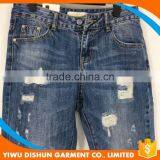 Women Cotton Brand Ripped Pants Jeans thumbnail-3