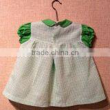 Popular Western Boutique Plaid Cotton Frocks Designs Drss Photo of Baby Girls Dress for Baby Wear thumbnail-3