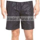 MGOO High Quality Floral Printed Mens Gym Shorts 100% Polyester Dry Fit Sport Pants With Mesh Lining thumbnail-4
