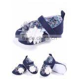 Baby Pre-Walker Flower Appliqued Dress Solid White Mary Jane Infant Shoes Colourful thumbnail-3