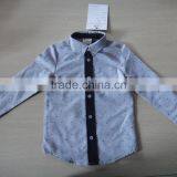 TC Fabric Printed Stand Collar Boys Shirt Long Sleeve thumbnail-1