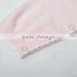 Baby Girls Cable Knit Romper Infant Pink Romper thumbnail-4