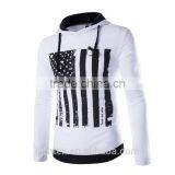 Mens Custom Cotton Blend Long Sleeve Print Jacket Sweatshirt Hoodies thumbnail-1