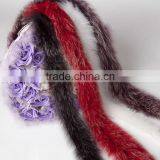 BBG-H-5 High Quality Detachable Real Raccoon Fur Collar / Raccoon Fur Trim for Hood thumbnail-2