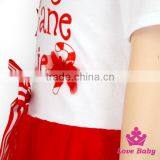 48BQA132 Yiwu Lovebaby Cotton & Chiffon Wholesale Christmas Dress Candy Cane Cutie Print Front Chiffon Dresses With Sleeves thumbnail-5