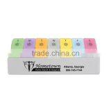 Twice-A-Day Weekly Pill Tray - Provides Removable Morning and Night Compartments for One Week and Comes With Your Logo thumbnail-1