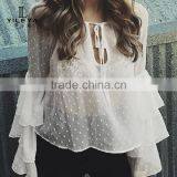 Casual Mature Women Blouse,cheap Blouse for Women,custom Blouse & Top thumbnail-1