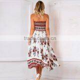 Women Sexy Dress Front Slit One-piece Dress thumbnail-2