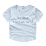 Wholesale Summer Cotton Short Sleeves Boys Kids Round Neck T-shirt thumbnail-2