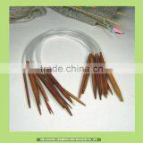 KN001C 13size Carbonized Bamboo Circular Knitting Needles 40cm thumbnail-1