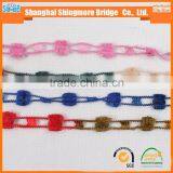 China Knitting Yarn Supplier Hot Wholesale Oeko-tex Standard Quality 100 Polyester Spun Ladder Yarn for Knitting Scarf thumbnail-5