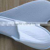 White Disposable Slipper With Waffle Farbic for Hotel Use thumbnail-5
