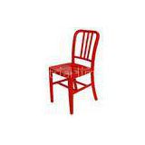 Indoor Red Mental EMECO Navy Chairs With Aluminum , Dining Room Furniture Sets