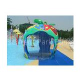 Interactive Water Park Games for Kids Pool , Apple House Fountain