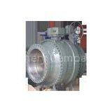 600lb Pneumatic API 607 Trunnion Ball Valve For Water / Oil / Air , Anti-Fire