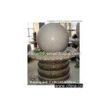 White Granite Stone Floating Ball thumbnail-1