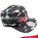 Hot Sell Camo Pattern Military Cap 5 Panel Baseball Cap With Embroidery Patch in Front thumbnail-3