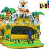 New design inflatable jungle bounce castle for child