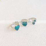 Trending Hot Sale Adjustable Heart Shaped Cheap Mood Rings for Girls thumbnail-1