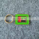 Custom Personalized Shape UAE National Flag Design Metal Keyring thumbnail-1
