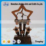 Five star cheap price resin sports women gymnastic trophy