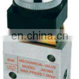 GOGO ATC 3 Way Air Manual Mechanical Control Valve Hand Valve Pneumatic 1/4 Inch JM-06A Spring Reset Type With Plat Round Button thumbnail-3