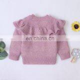 RTS Ruffle Pullover Knit Sweaters Baby Girls' Sweaters thumbnail-2