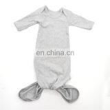 100% Organic Cotton Ribbed Clothing Gown Blanket Hat 4pcs Set New Born Baby Gift Set thumbnail-3
