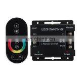 Nice Quality DC12V 24V 18A RF Touch Screen 5050 RGB LED Remote Controller