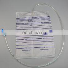 2000ml Adult Medical disposable Urine drainage collection bag