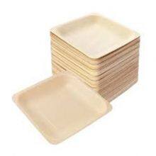 Biodegradable & Compostable Wooden Plates Disposable Bamboo Plates & Bamboo Tableware Elegant Dinnerware for Parties & Upscale Events thumbnail-2