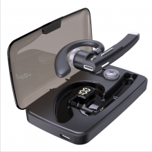 Bluetooth 5.0 Hanging Ear Long Standby Sports Wireless Business Headset thumbnail-3