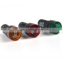 22mm AD16-22SM Flash LED Alarm Indicator Light Signal Lamp LED Active Buzzer Beep Indicator DC 12V 24V AC 110V 220V thumbnail-4