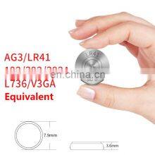 China Supplier 0% hg 1.5V Ag1 Ag3 Ag4 Ag6 Ag7 Ag10 Ag13 Alkaline Button Cell for 10pcs Alkaline Coin Cell Battery LR41 192 392A thumbnail-2