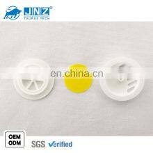 JNZ Facemask Accessories Plastic Black White Round Anti-dust Air Breathing Valve With Gasket thumbnail-2