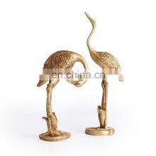 K&B new gold crane design luxury forest jungle series interior accessories home decoration