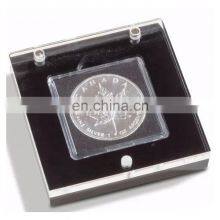 Clear Acrylic Coin Display Case Square Acrylic Coin Display Frame With Screw Holder thumbnail-5