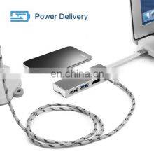 2019 Amazon 3.0 3.1 USB 4K Type c Hub For Macbook Adapter Type-c USB-C USB c HUB thumbnail-5