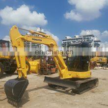 Komatsu Cheap Used PC55 Mini Crawler Excavator on Sale in Shanghai thumbnail-1