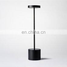 Hot Sell Hotel Aluminium Material LED Rechargeable Lamp Restaurant Decorative Table Lamp thumbnail-2