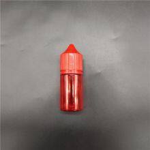 Factory Sell 30ml Shprt V3 Red E-liquid Bottle Flat Cap Childproof Oil Ink Squeeze Plastic Pet E-juice Vape Oil Dropper Bottle thumbnail-1