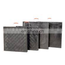 UHMW-PE Outrigger Pads Crane Mats Manufacture Professional Jack Leg Support Pads for Heavy Duty Equipment Leg